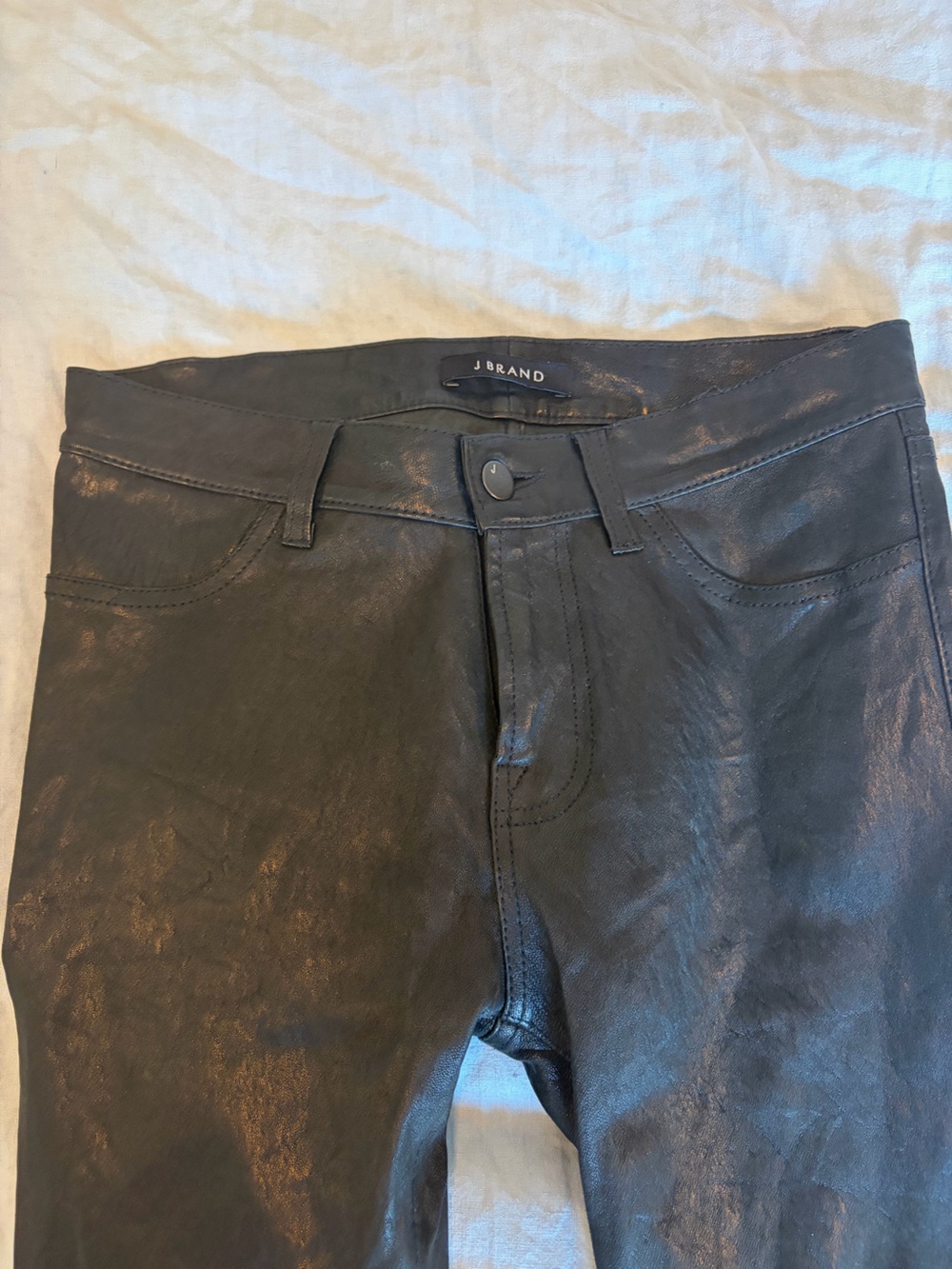 J Brand Lambskin Leather Pants – Size 27